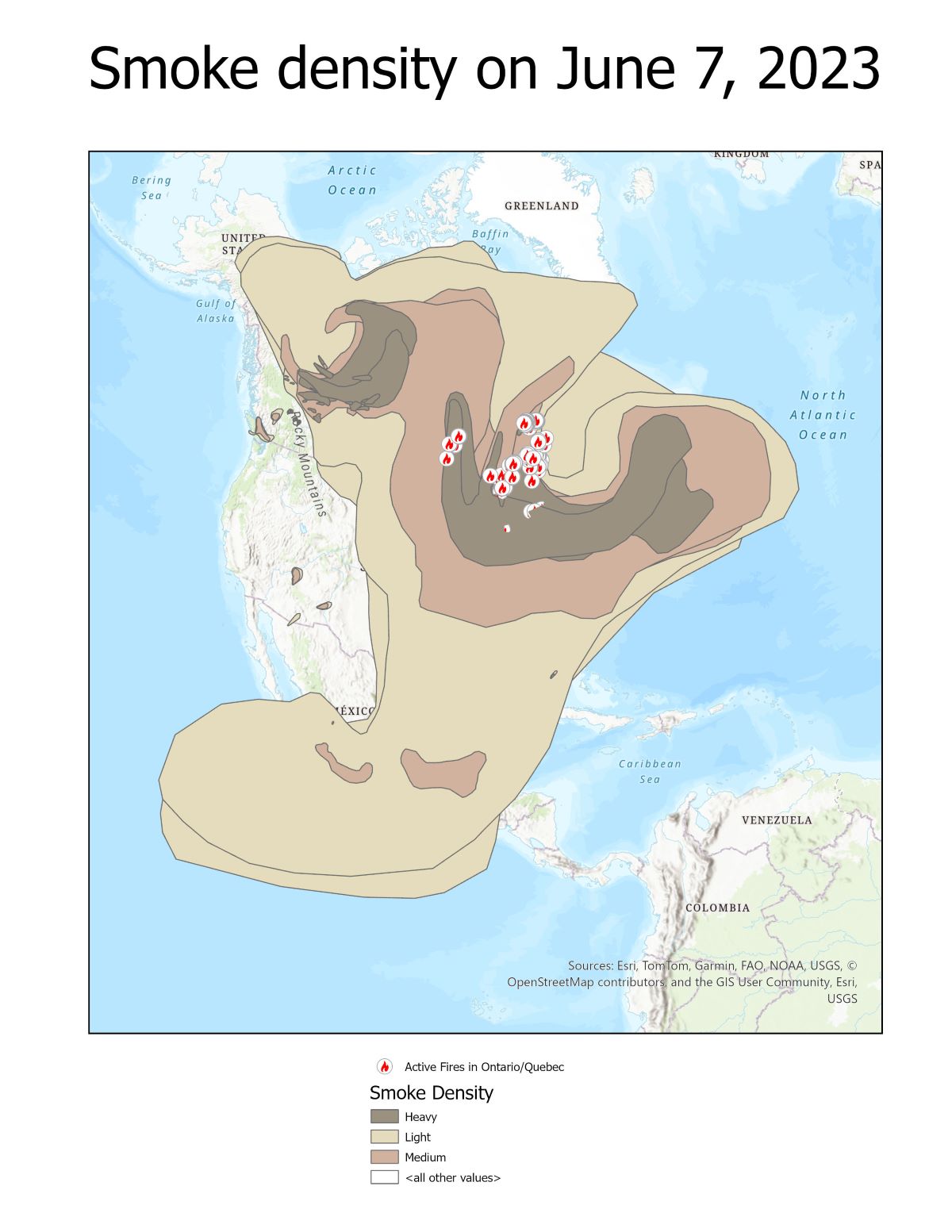 Mapping The Flames: Understanding Wildfires in Ontario and Quebec