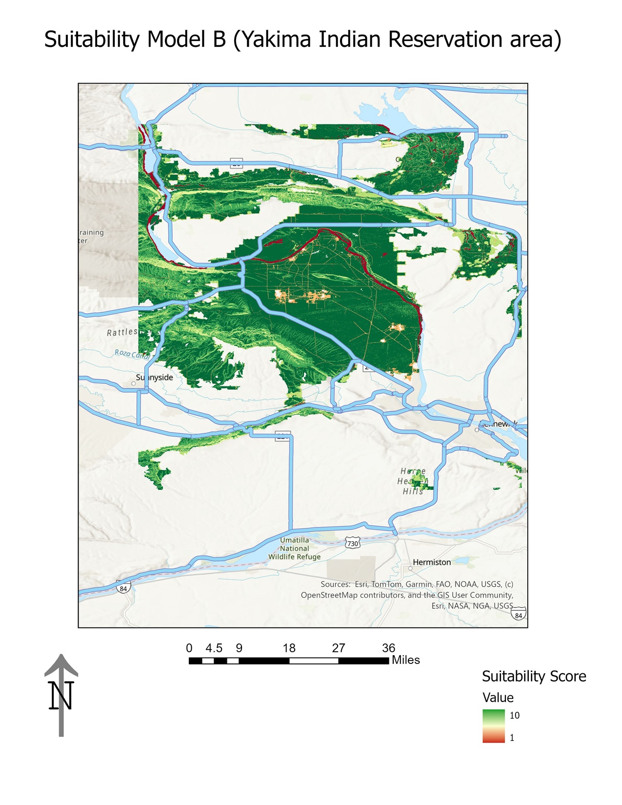 Bridging the Divide: Comparing Two Suitability Models for Wildlife Connectivity